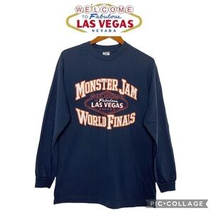 Vintage Monster Jam World Finals Fabulous Las Vegas long sleeve tshirt